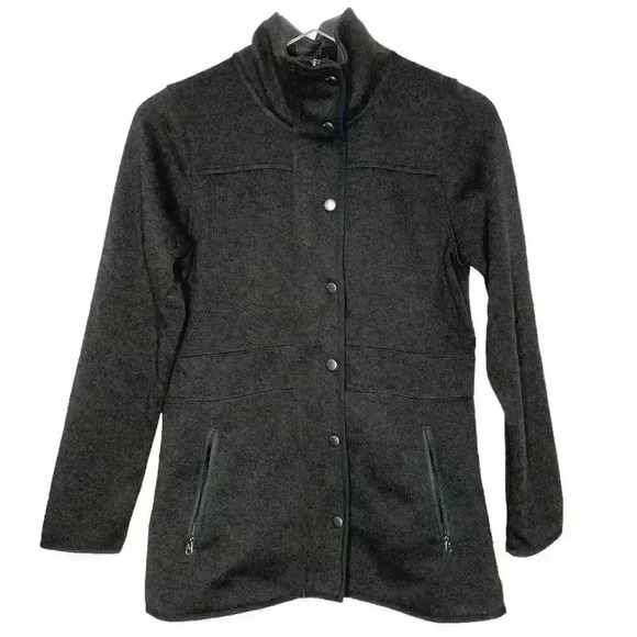 EDDIE BAUER RADIATOR FIELD JACKET Size‎ Small Petite (SP) Charcoal Grey - Picture 2 of 8